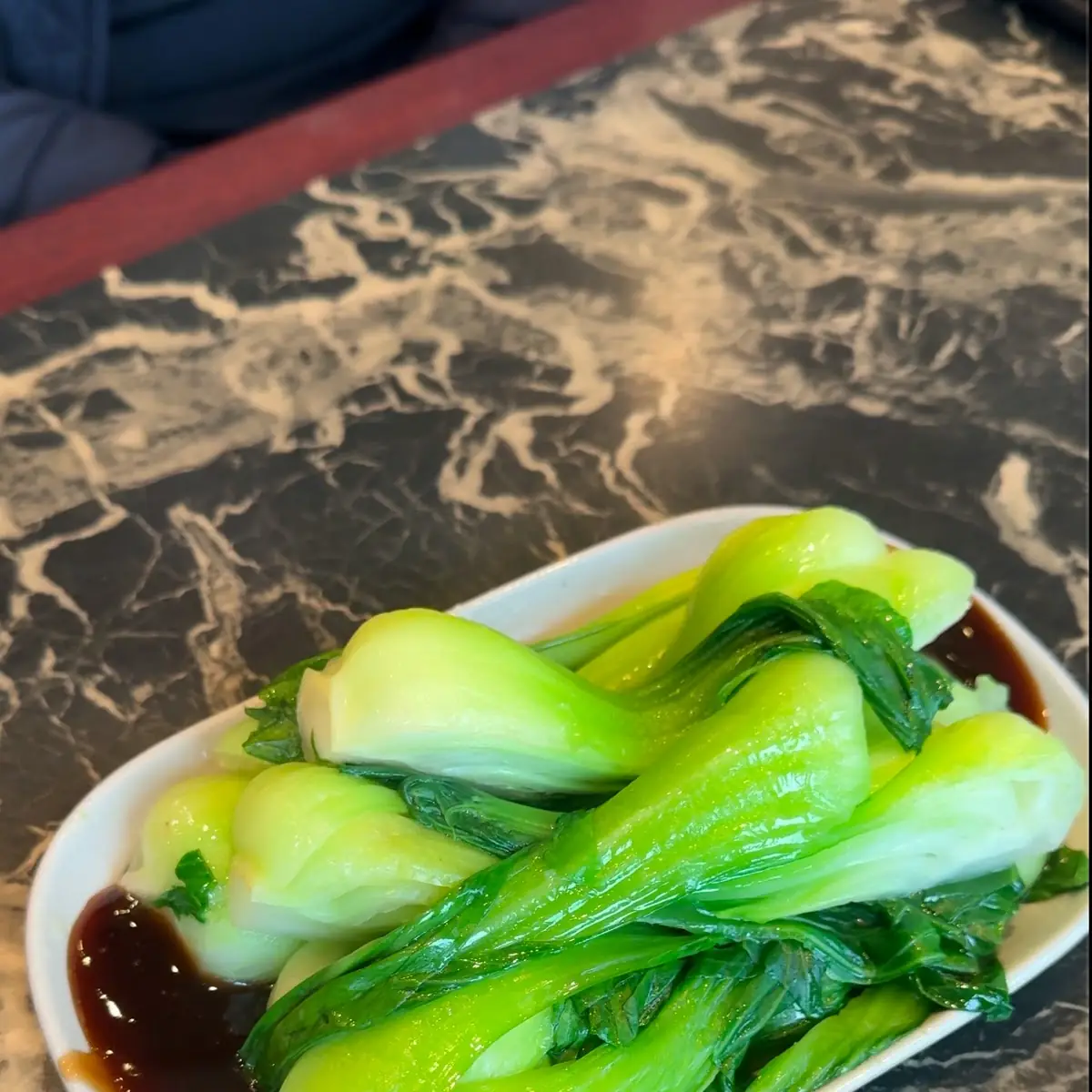 蠔油小白菜 bok choy with oyster sauce